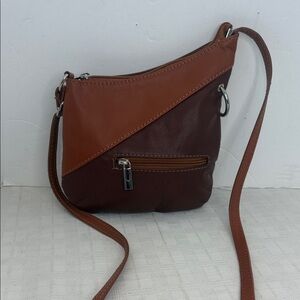 LaGaksta Abstract Mini Handmade Soft Italian Leather Crossbody Bag